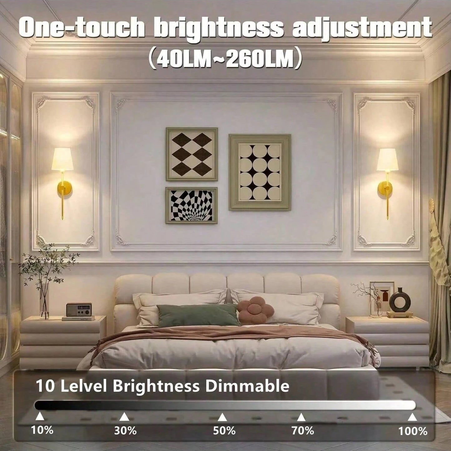 Battery Operated Wall Sconce LED