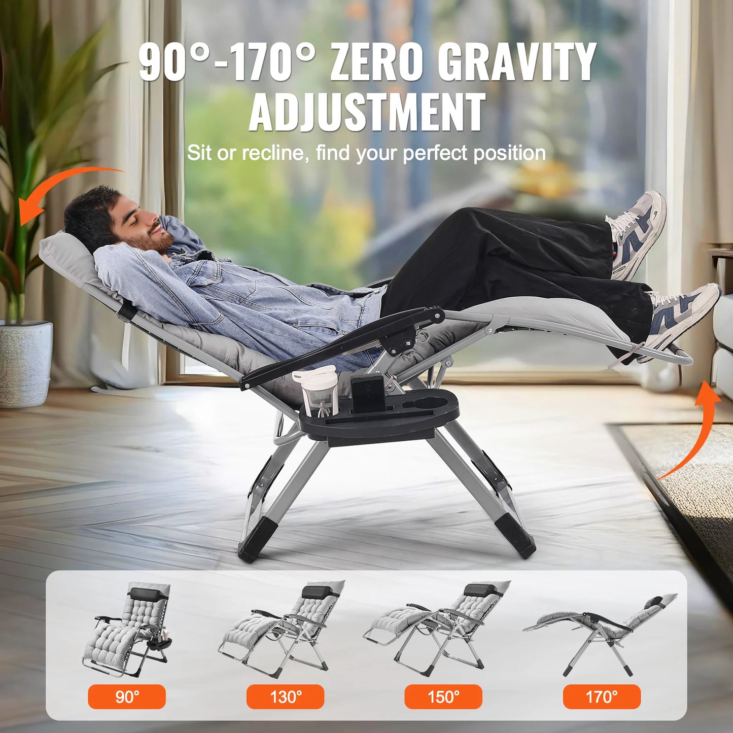 JHK Zero Gravity Recliner Chair