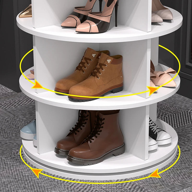 360 Degree Rotating Shoe Rack