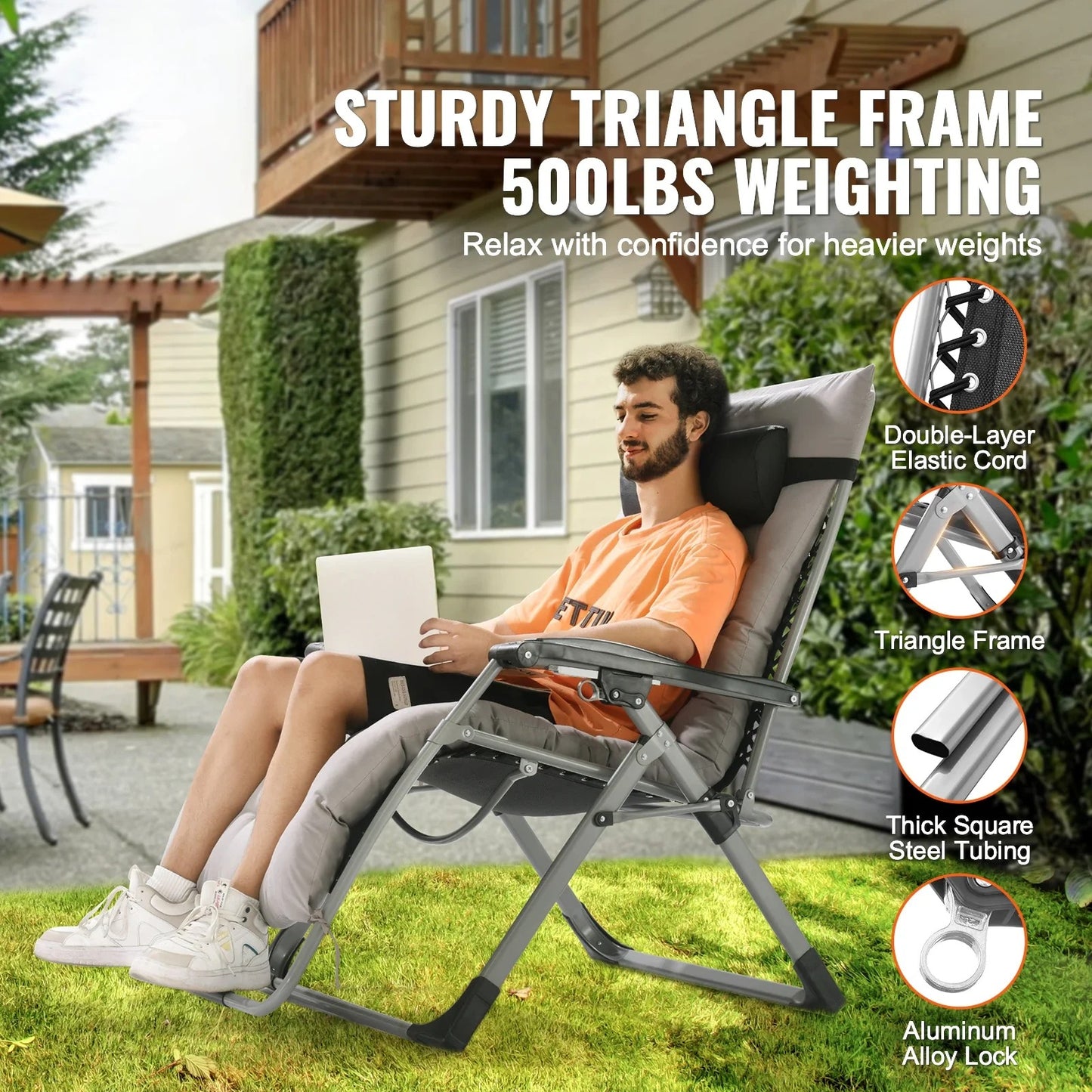 JHK Zero Gravity Recliner Chair